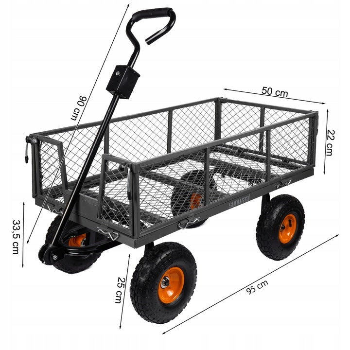 Sodo vežimas - karutis Fluxar SV-1026, 100l