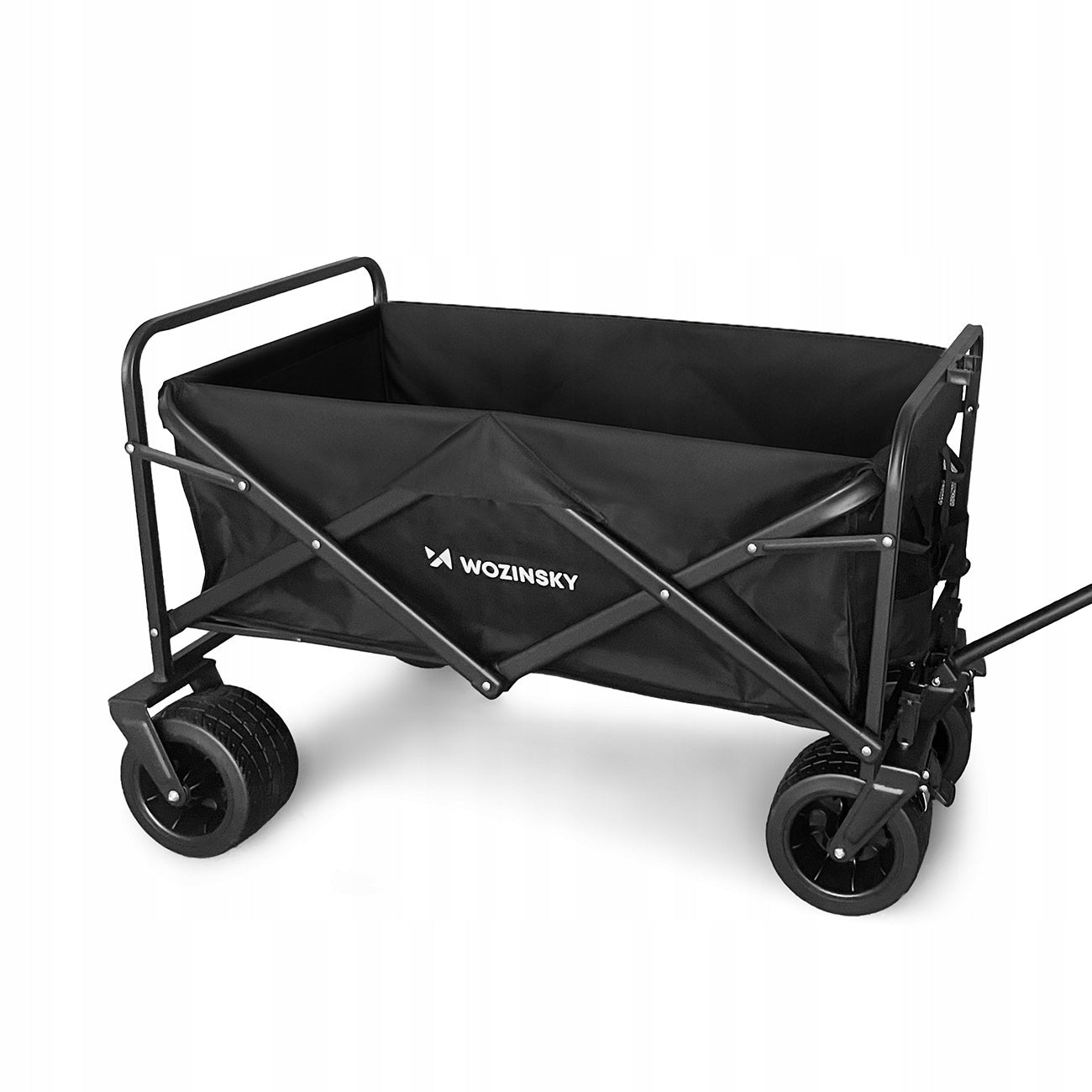 GARDEN TROLLEY TRANSPORT WHEELBARROW TRAILER FOLDING TOURIST 120L Product weight with unit packaging 12.5 kg