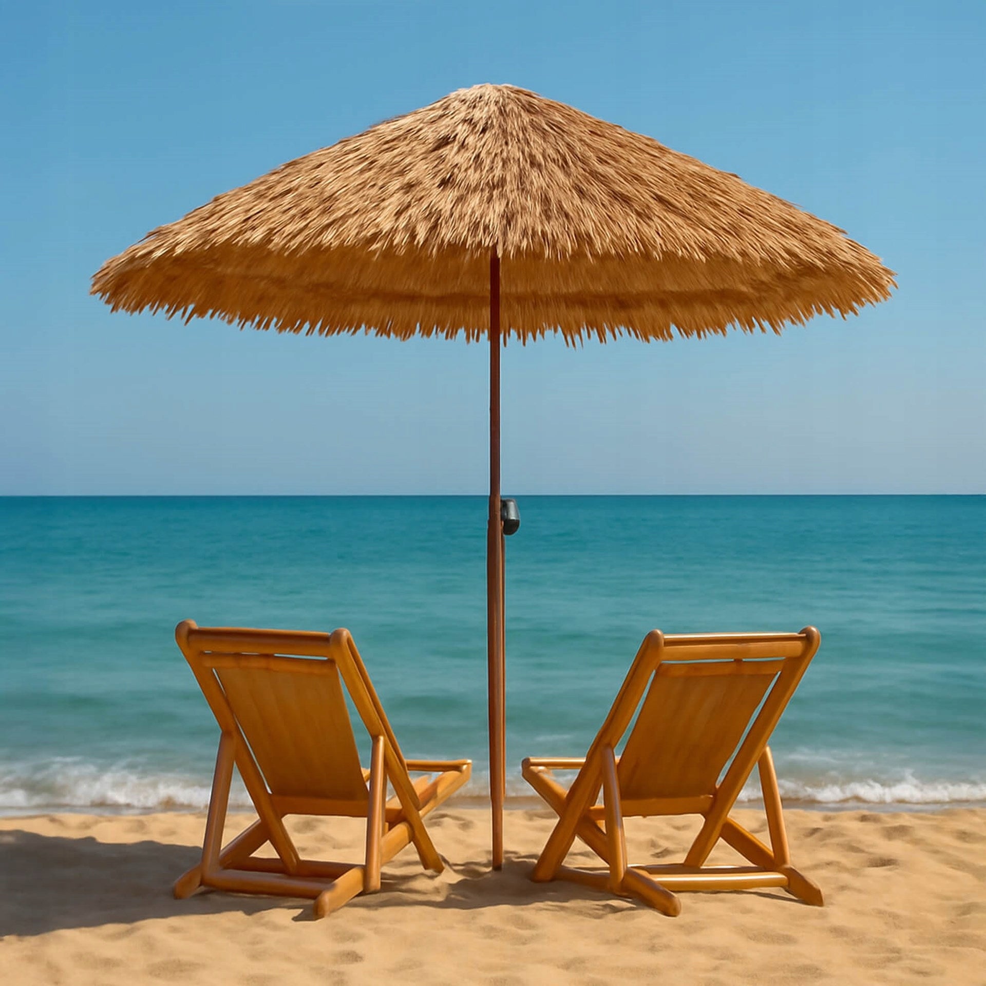 GARDEN UMBRELLA LARGE BEACH HAWAIIAN BROKEN 160 CM BALCONY TERRACE FOLDING Packaging status original