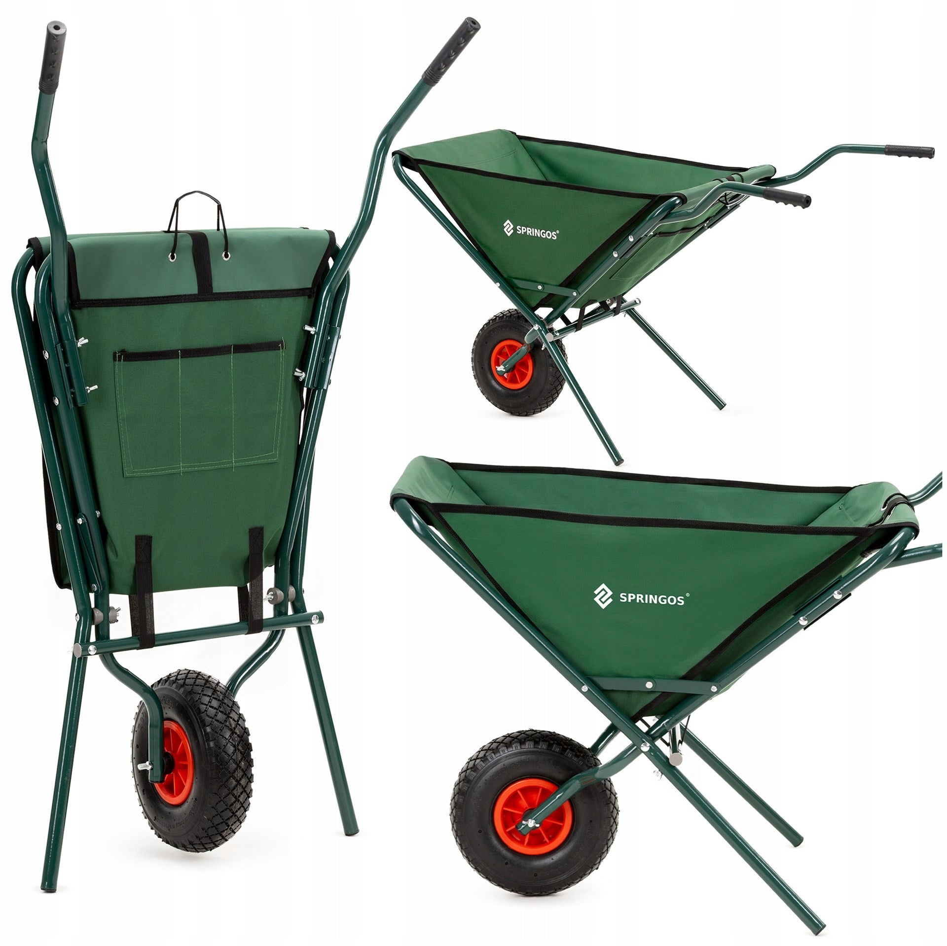 GARDEN WHEELBARROW FOLDING 50L STRONG WHEELBARROW WHEEL TIRE TRANSPORT TROLLEY EAN (GTIN) 5908455311717