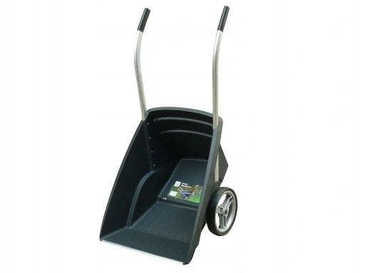 GARDEN WHEELBARROW TWO-WHEELED TRANSPORTER LARGE LOAD CAPACITY Hagsen 120 l black EAN (GTIN) 5903792650802
