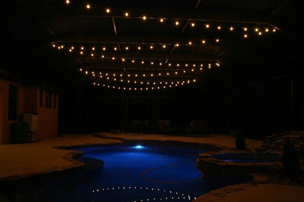 GARLAND 15m OUTDOOR GARDEN LIGHTS WHITE WARM 50pcs LED Manufacturer code świetlna sznur sieciowe ciepłe białe wiszące