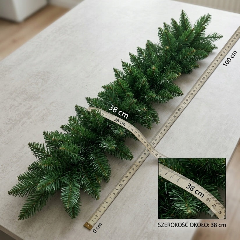 GARLAND artificial Christmas decoration for stairs, fireplace, dense table 100 cm Manufacturer code girl 100