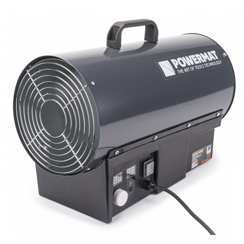 GAS HEATER 25KW WITH THERMOSTAT LCD BLOWER HEATER + HOSE REDUCER Manufacturer code PM-NAG-25GLN