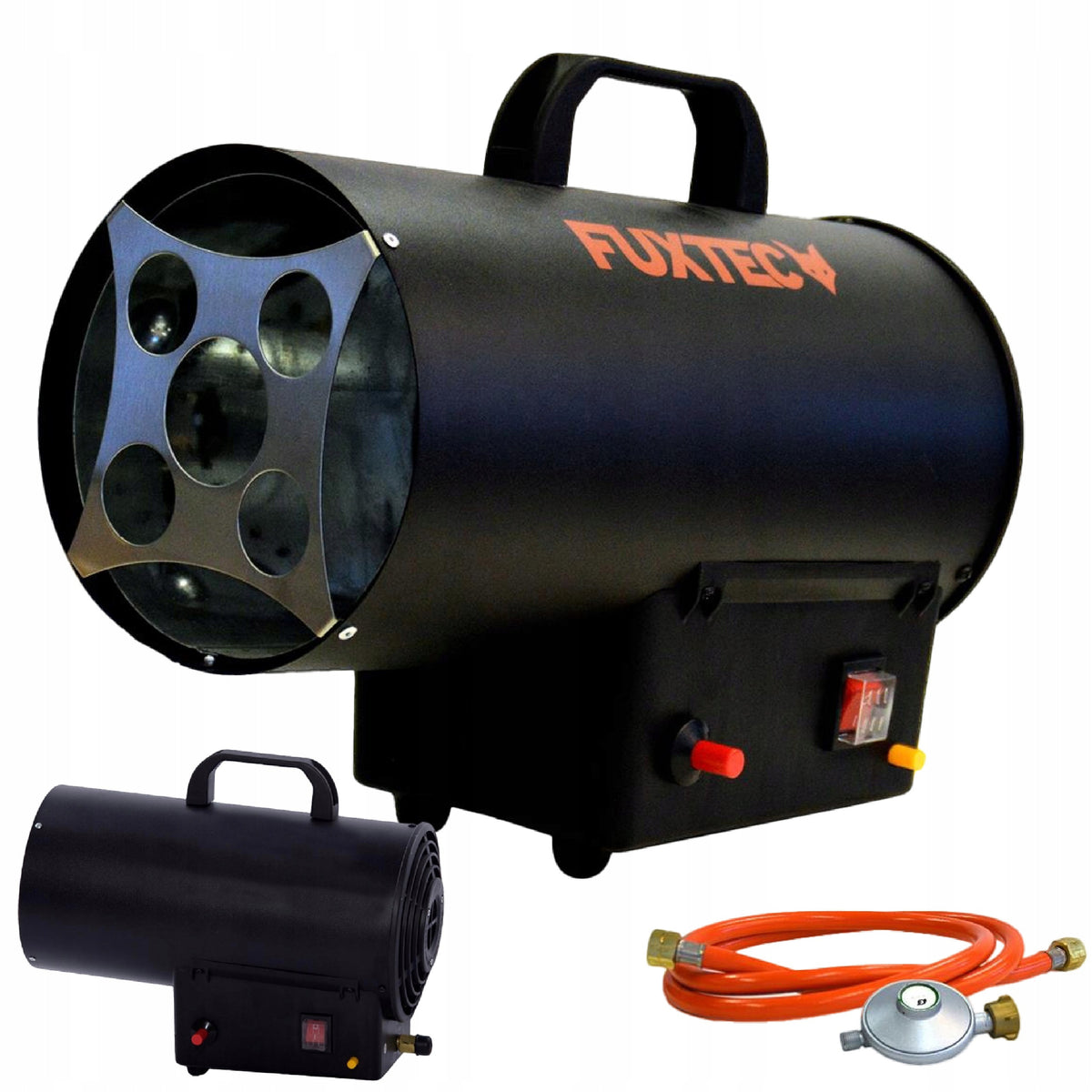 GAS HEATER BLOWER FUXTEC GH10 10 kW THERMOSTAT GAS STOVE