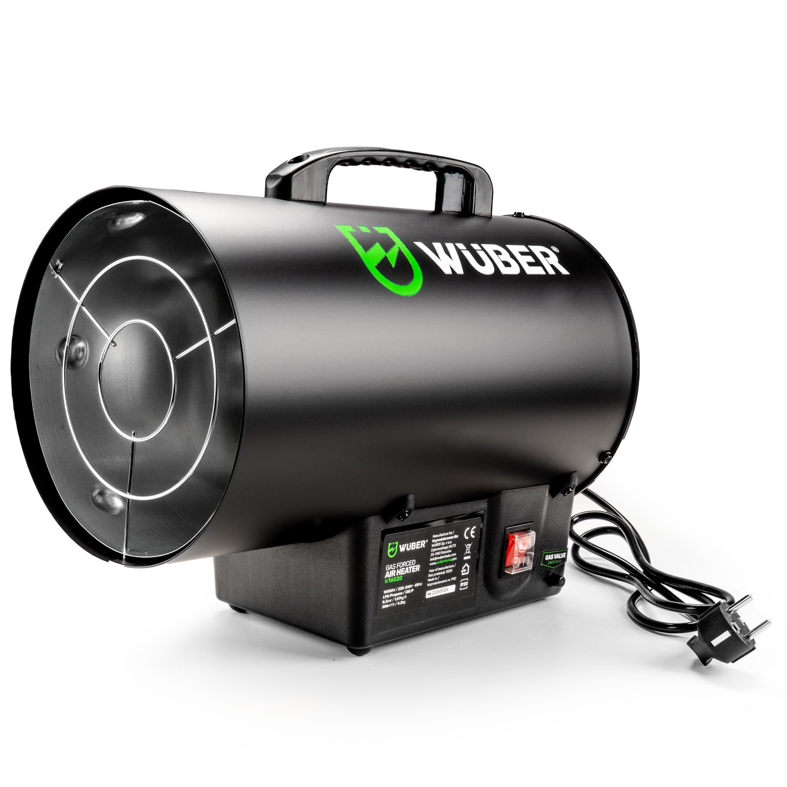 GAS HEATER FOR CYLINDER 15KW LPG GAS STOVE POWER 15000W HOSE REDUCER Packaging status original
