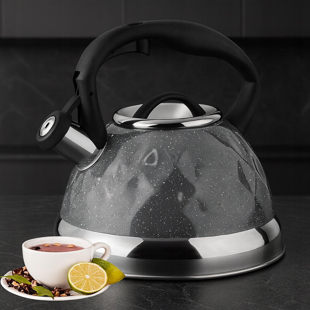 GAS KETTLE elegant traditional steel induction GREY 3L EAN (GTIN) 6954125115900