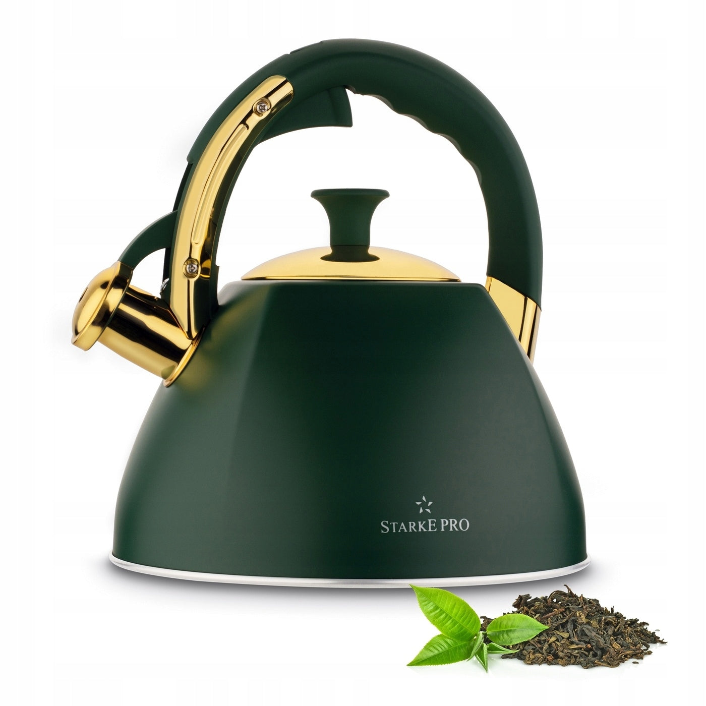 GAS KETTLE with Whistle INDUCTION Green Starke Pro Grava II Green 2,5L