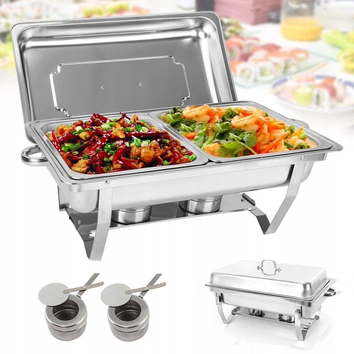 GASTRONOMIC HEATER FOR SERVING FOOD 9 L