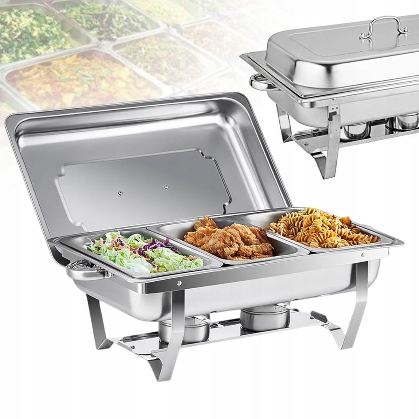 GASTRONOMIC HEATER GN 1/3 FOR DISHES 9 L STAINLESS STEEL HEATER