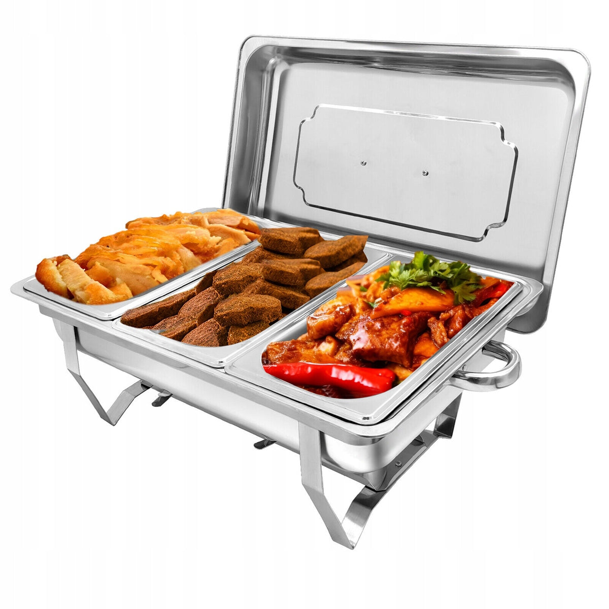 GASTRONOMIC HEATERS 9 L SET STAINLESS STEEL Packaging status original