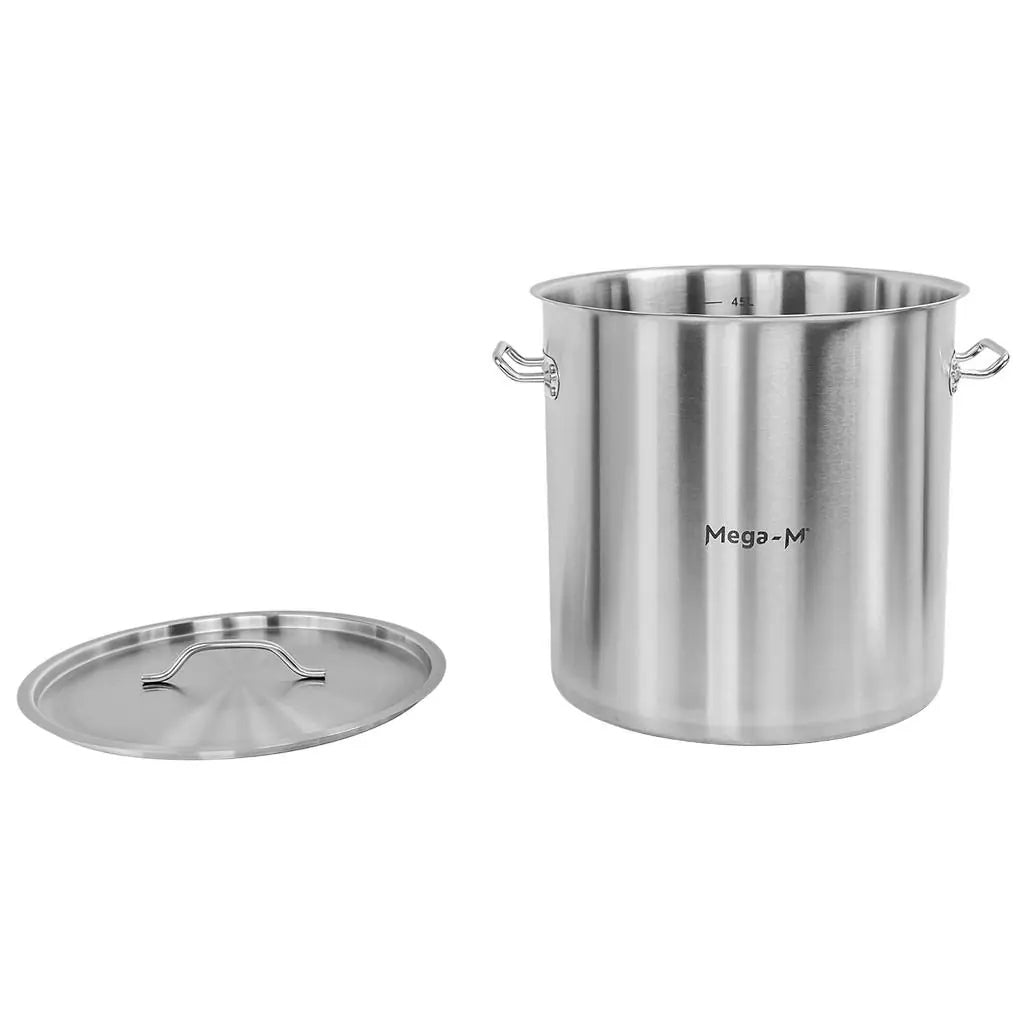 GASTRONOMIC POT WITH LID FOR INDUCTION STAINLESS STEEL 50L 40x40 Manufacturer code MTP005048