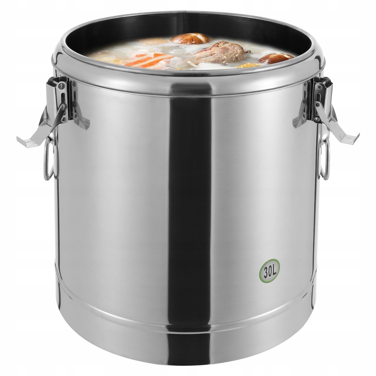 GASTRONOMIC THERMOS 30L STAINLESS STEEL DOUBLE-WALLED, THERMAL INSULATION