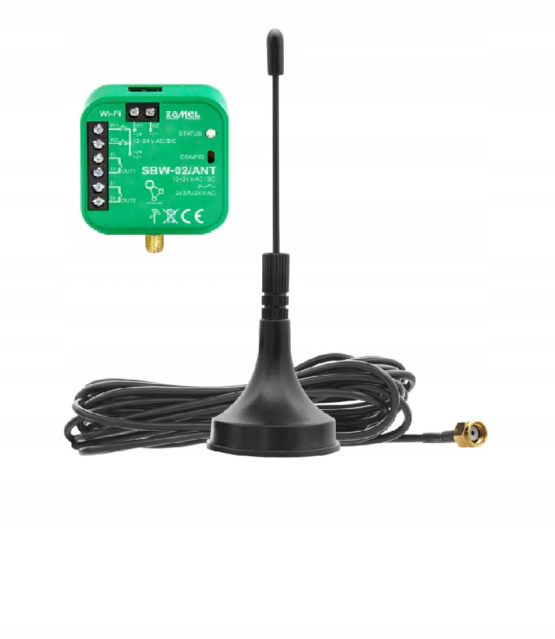 GATE AND GATE CONTROLLER WITH EXTERNAL ANTENNA SBW-02/ANT SUPLA ZAMEL