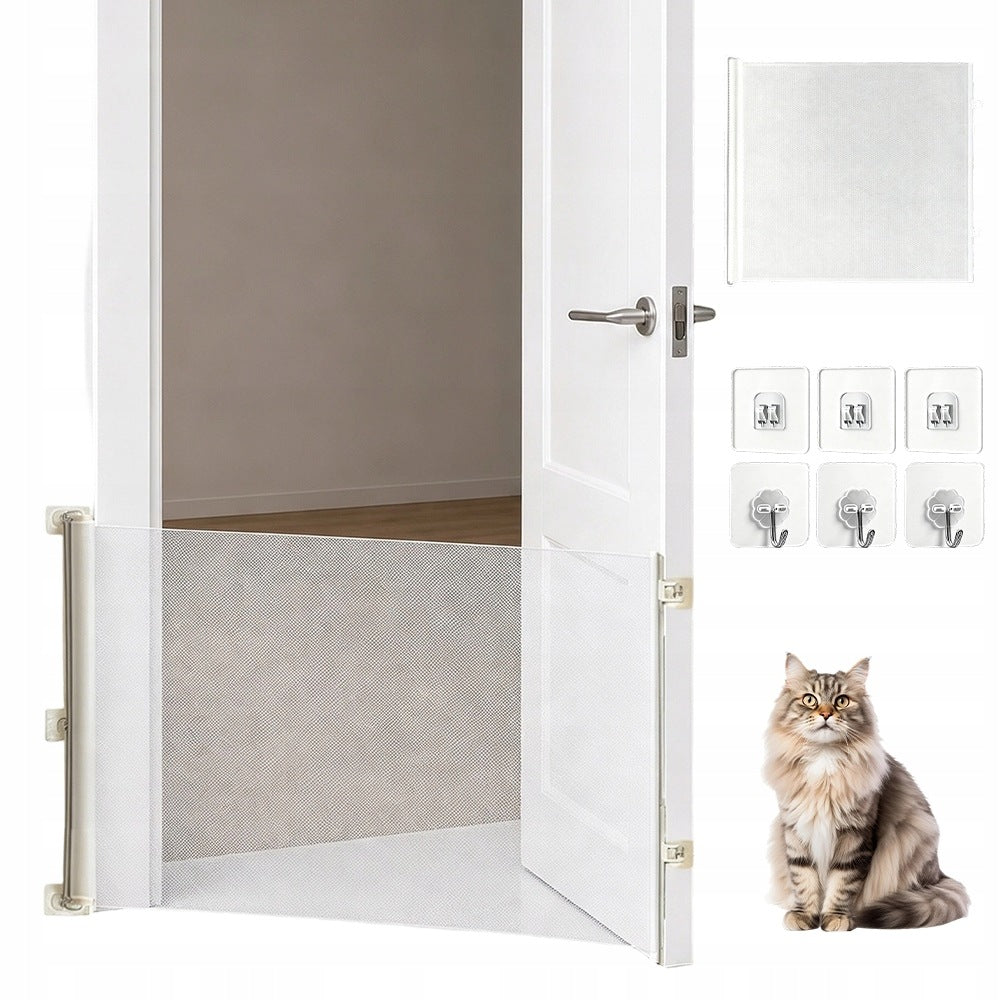 GATE SECURING STAIRS BARRIER PROTECTIVE DOOR UNFOLDED 180X78 CM