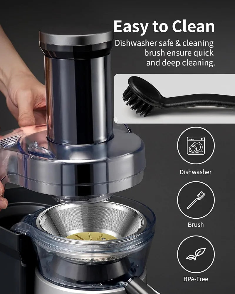 GDOR Juicer 1300 W – fruit and vegetable juicer, 3 speeds Manufacturer code GDOR Wyciskarka do soków 1200 W