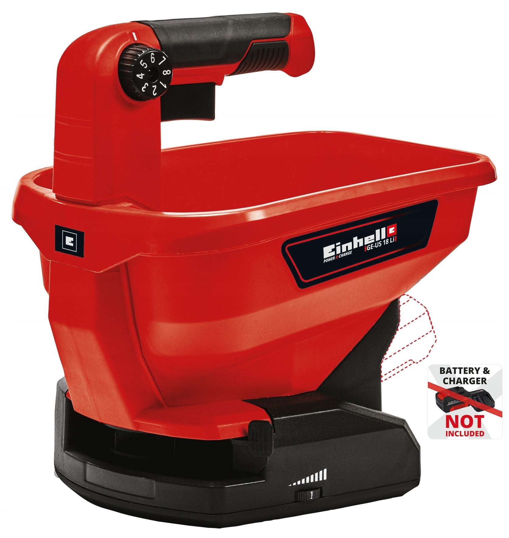 GE-US 18 Li-Solo CORDLESS SEED DRILL 3,3 SEEDS SALT EINHELL Brand Einhell