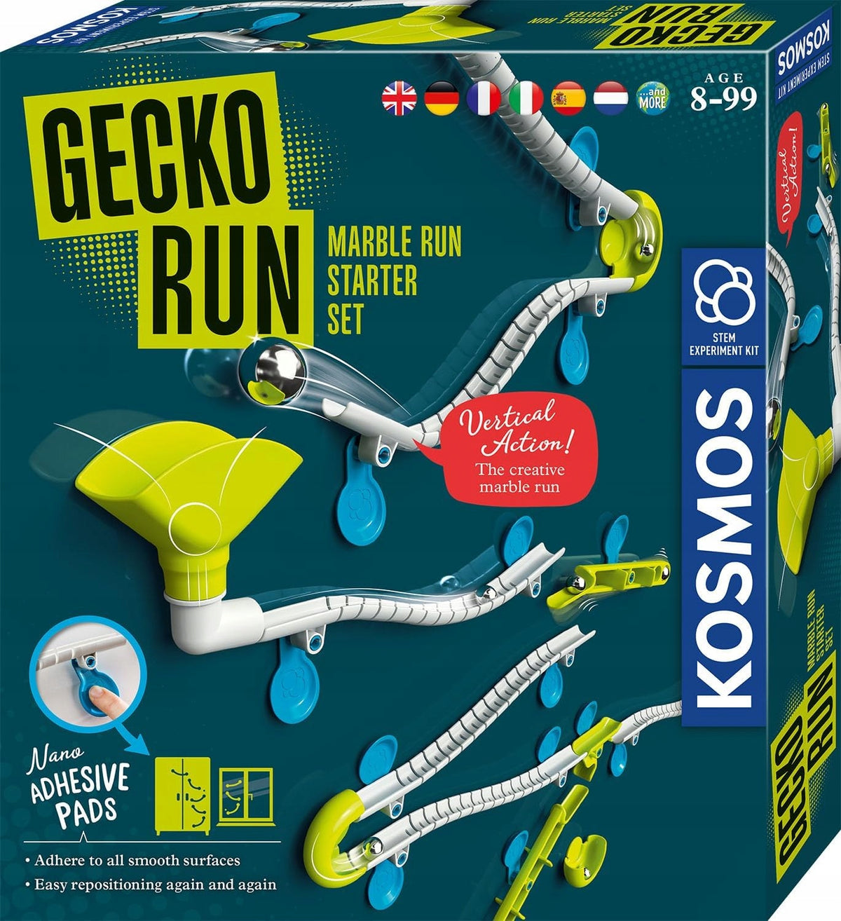 GECKO RUN STARTER KIT flexible ball track, set for children +8 years