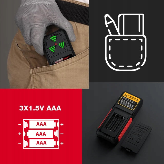GEIGER COUNTER DOSIMETER PERS. NUCLEAR RADIATION METER BETA GAMMA Packaging status original
