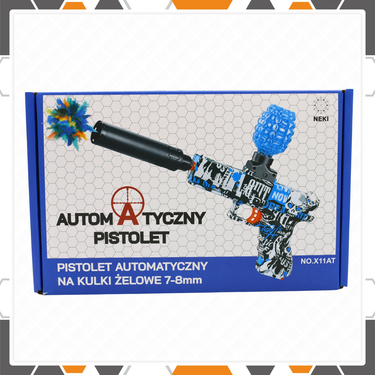 GEL BALL GUN AUTOMATIC RIFLE LARGE + FREEBIE 3000 BALLS Brand NawiToys