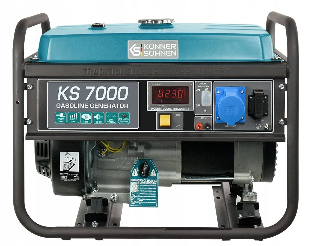 GENERATOR PETROL GENERATOR 1F 5500W 389CM^3 KS7000 K&S Packaging status original