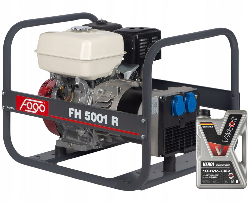 GENERATOR SET FH5001R (ex. FH4001R) 4,2kW 1F AVR HONDA VERSION 2025!
