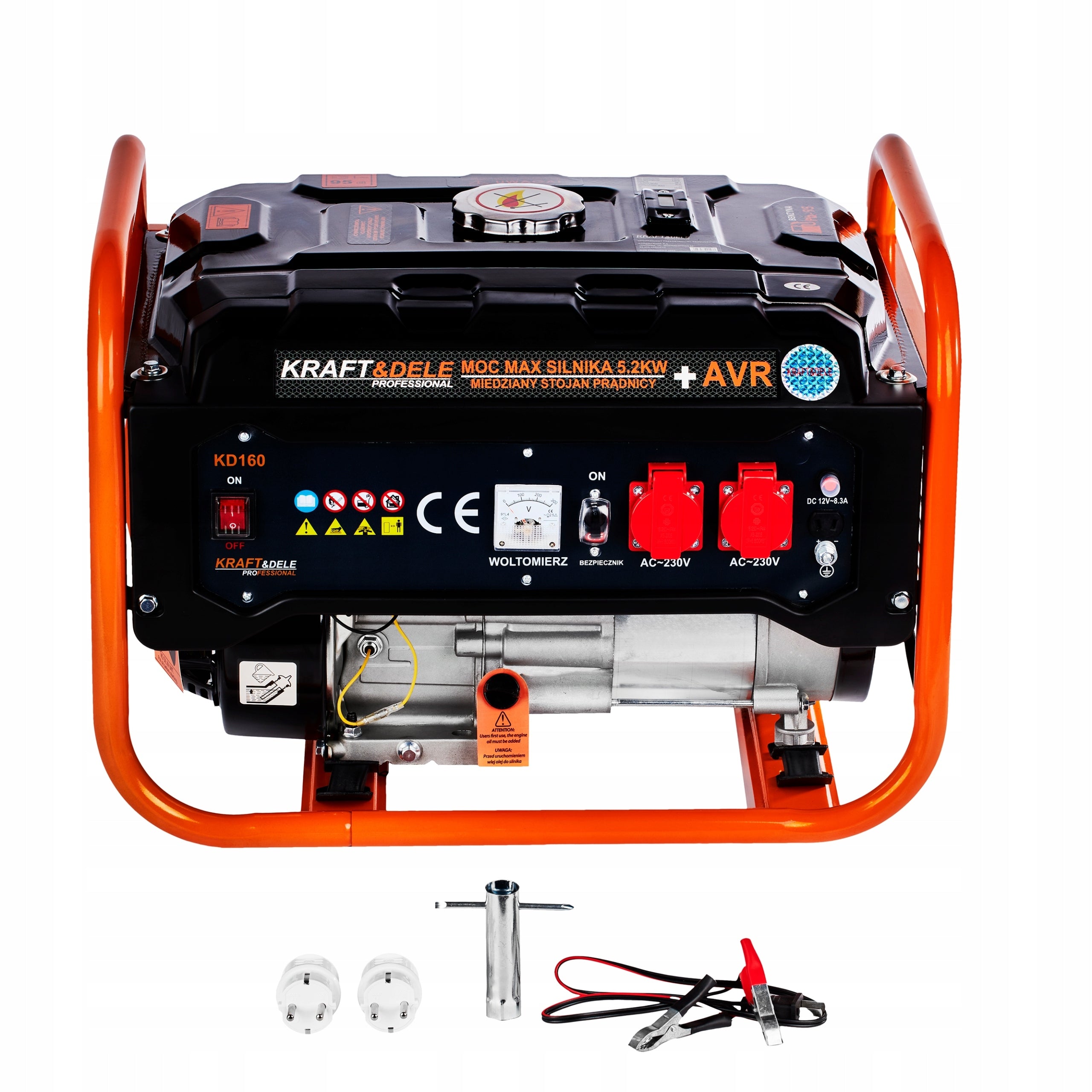 GENERATOR SET PORTABLE SINGLE PHASE 3500W 3.5KW AVR