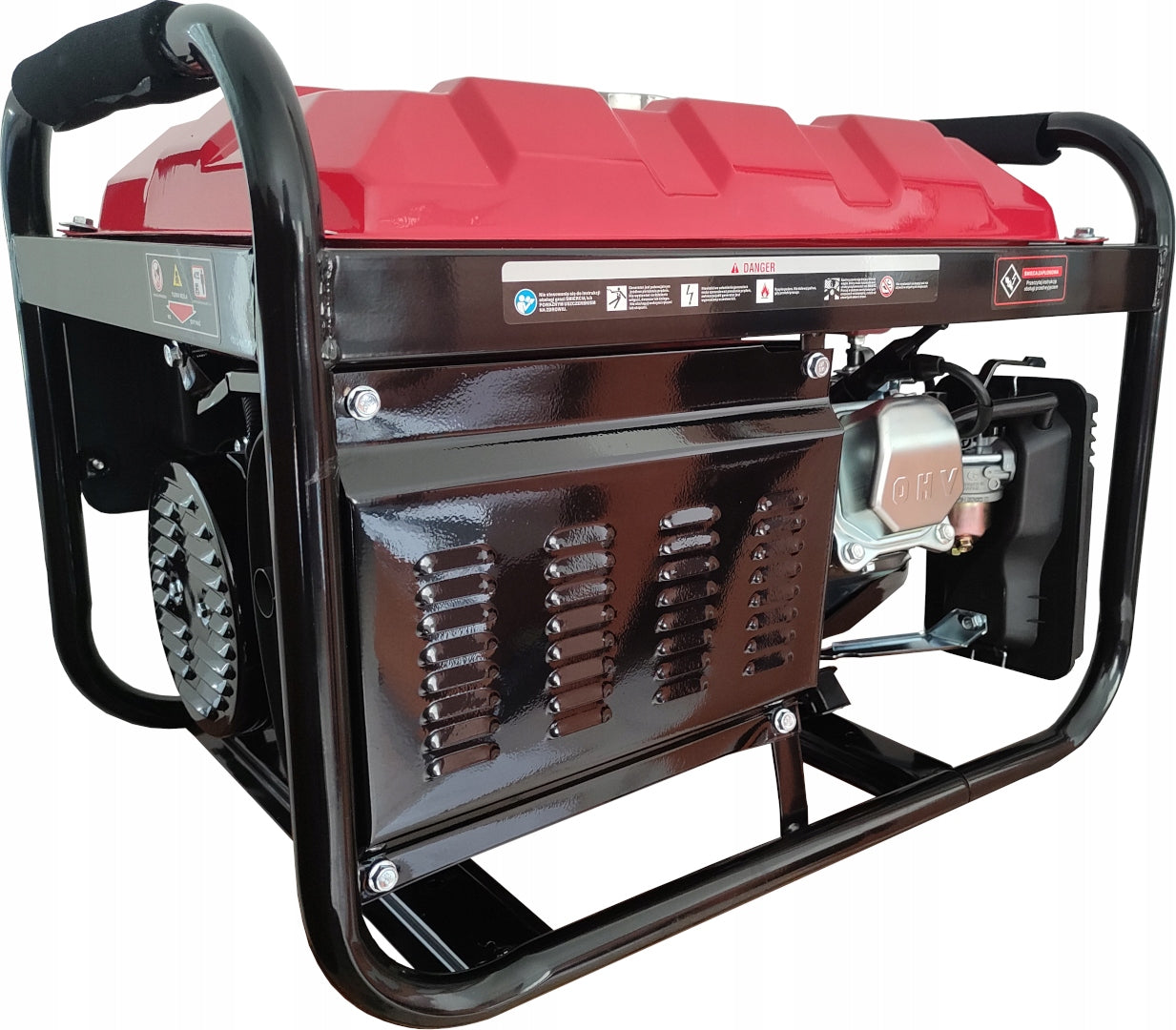 GENERATOR SET SINGLE PHASE STRONG QUIET COPPER 5,2KW 2,8KW 200cm3 7HP Packaging status original