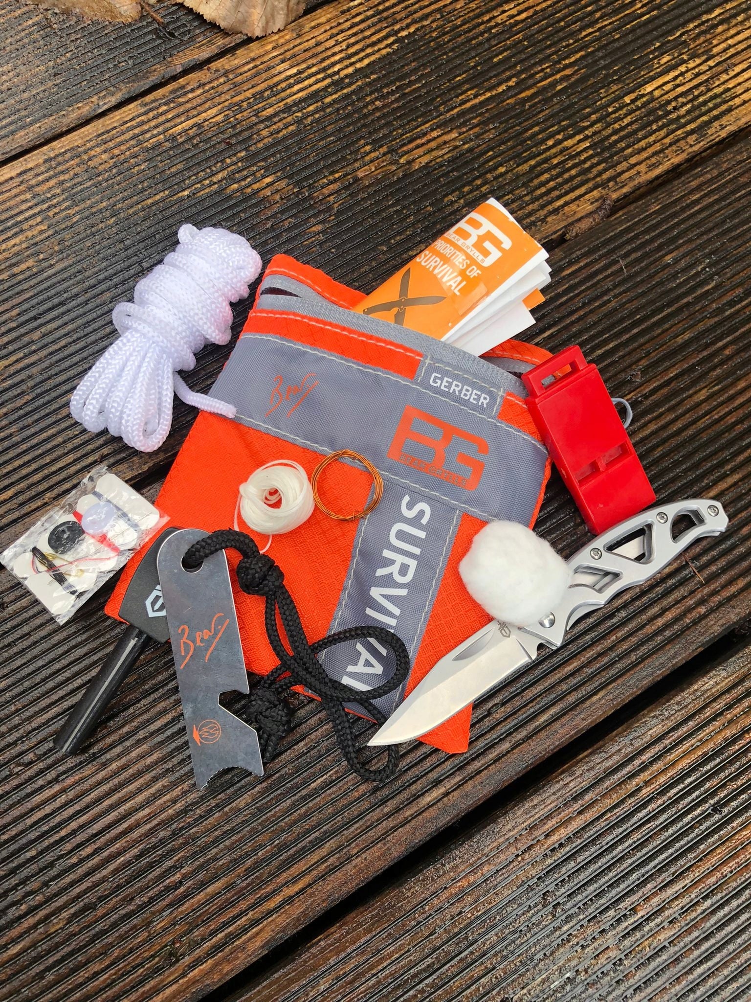 GERBER Bear Grylls SURVIVAL KIT Manufacturer code 31-000700