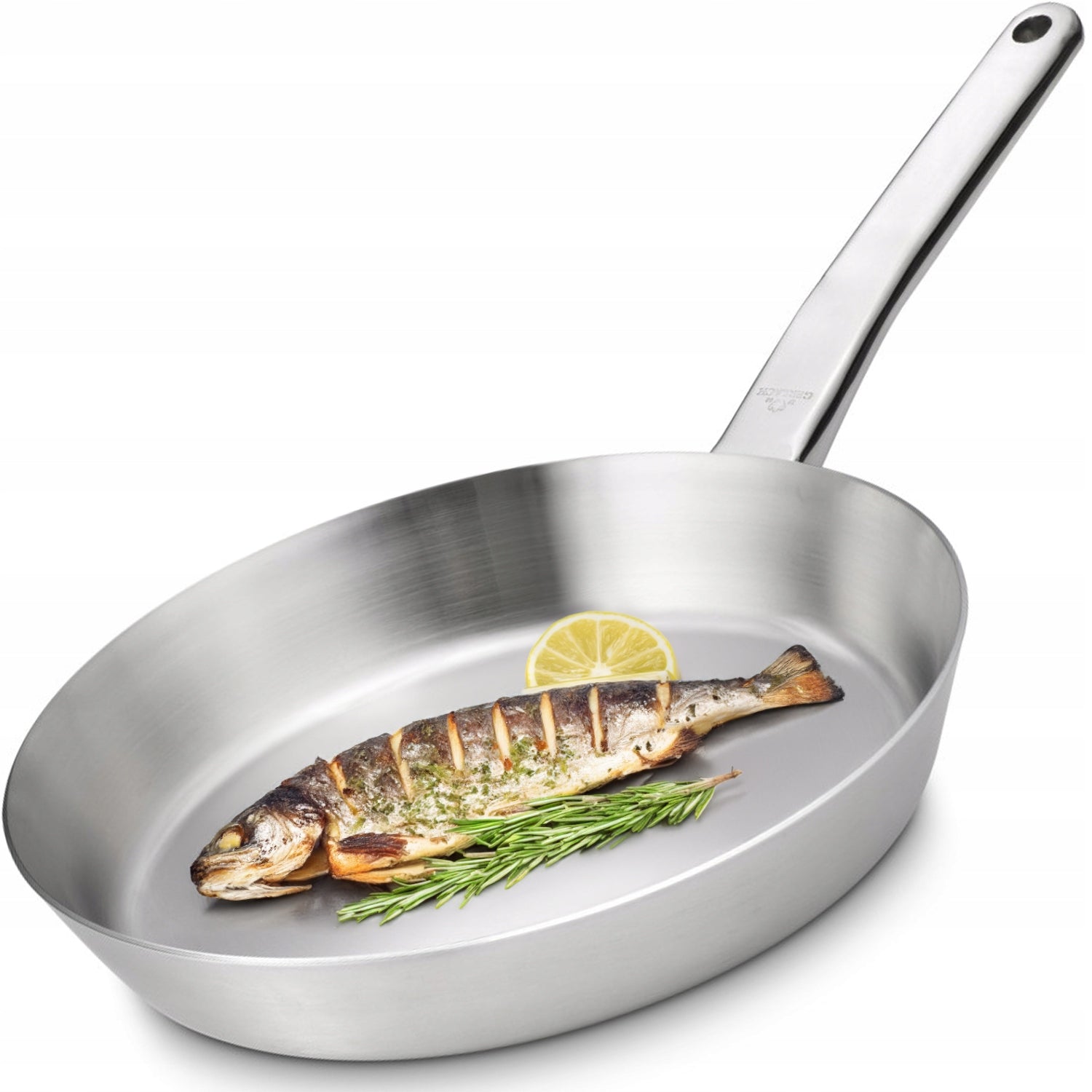 GERLACH ALL-STEEL PAN SOLID INDUCTION GAS THICK BOTTOM PRESTIGE 24cm