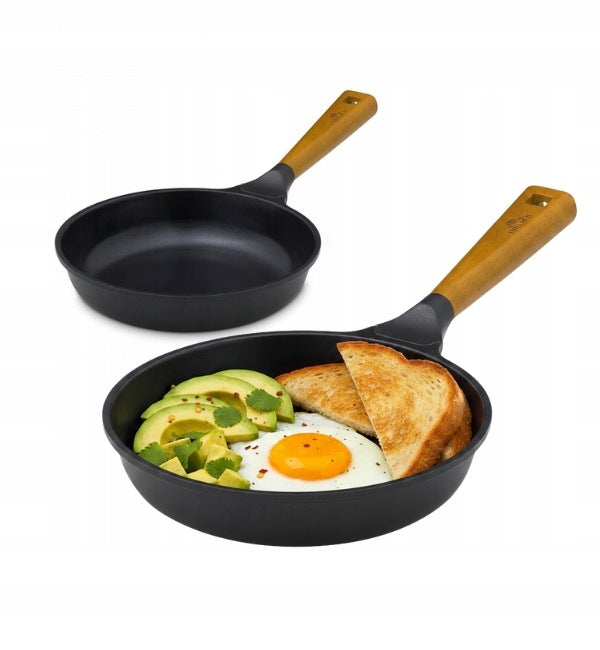 GERLACH NATUR SET CERAMIC FRYING PAN 20 28 CM ILAG XERA DUR 2 INDUCTION