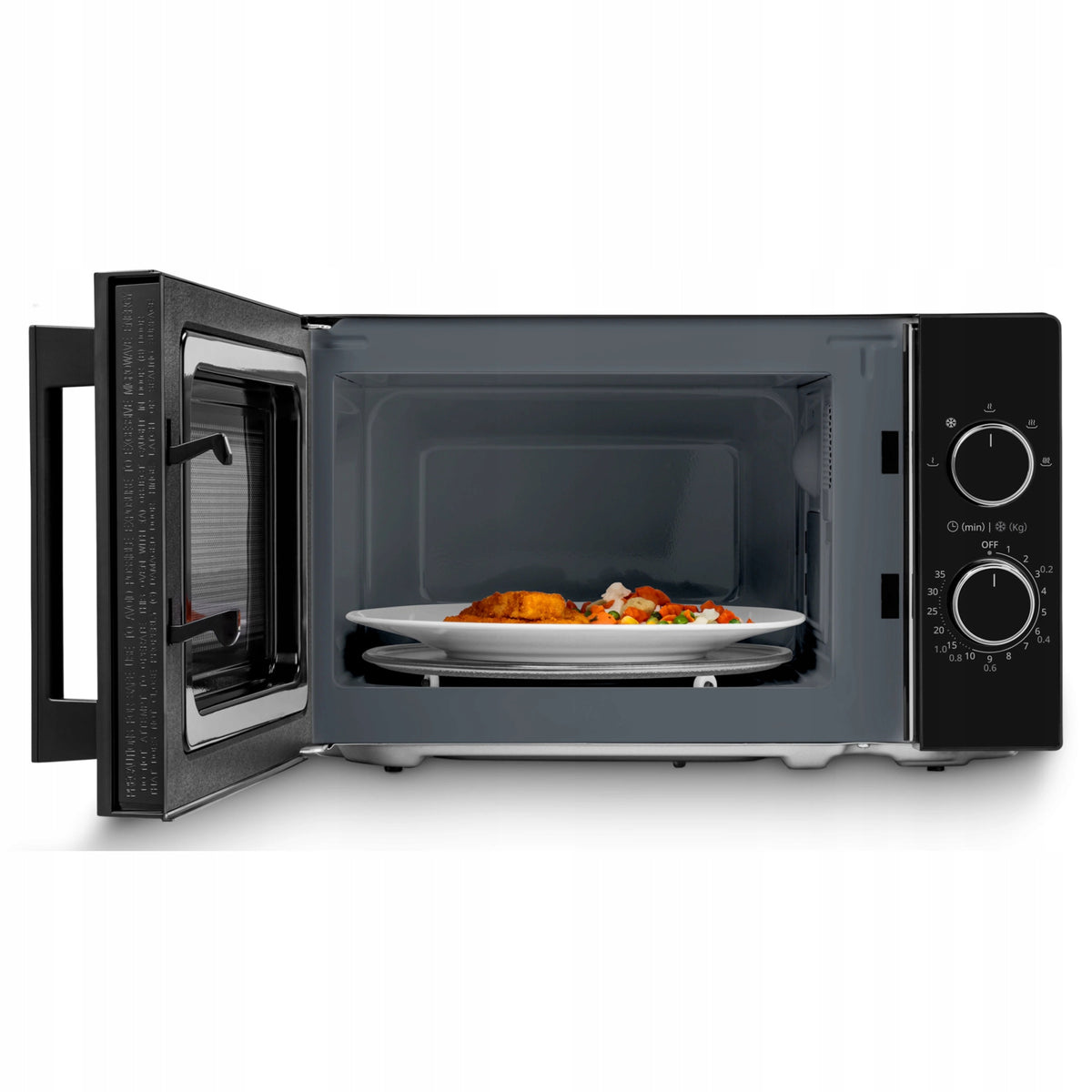 GERMAN MICROWAVE OVEN MEDION 800W 20L TIMER DEFROSTING BLACK Brand Medion