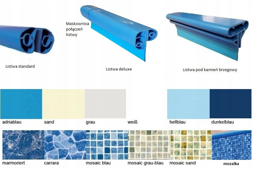 GERMAN POOL IBIZA 9x5 /1,5 +ASSEMBLY WHOLE PL Length 900 cm