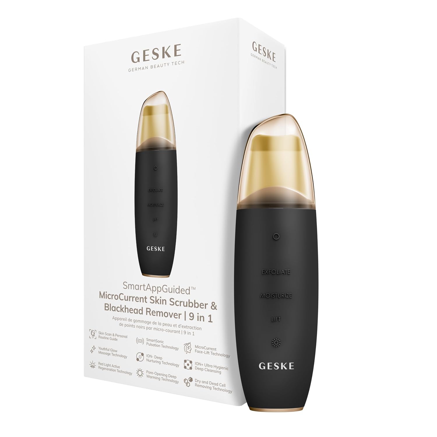 GESKE 9in1 Microcurrent Anti-Aging Face Scrub
