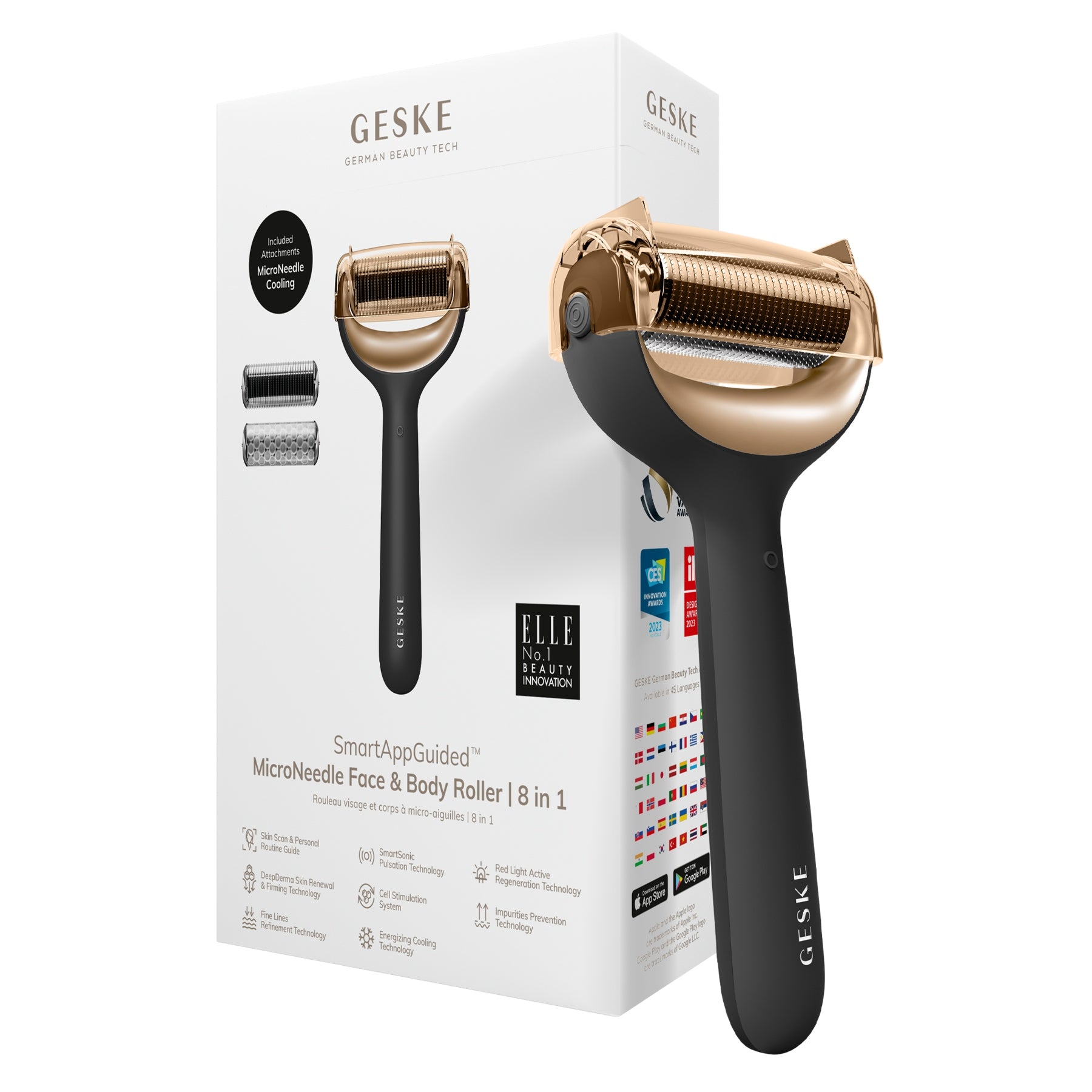 GESKE MicroNeedle Face & Body Roller OUTLET