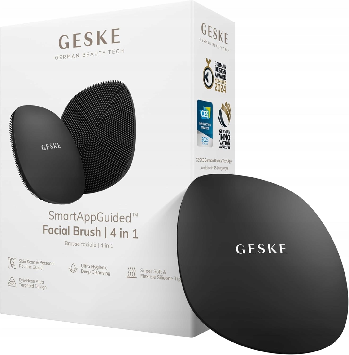 GESKE SmartAppGuided 4 in 1 Face Brush Professional Cleansing