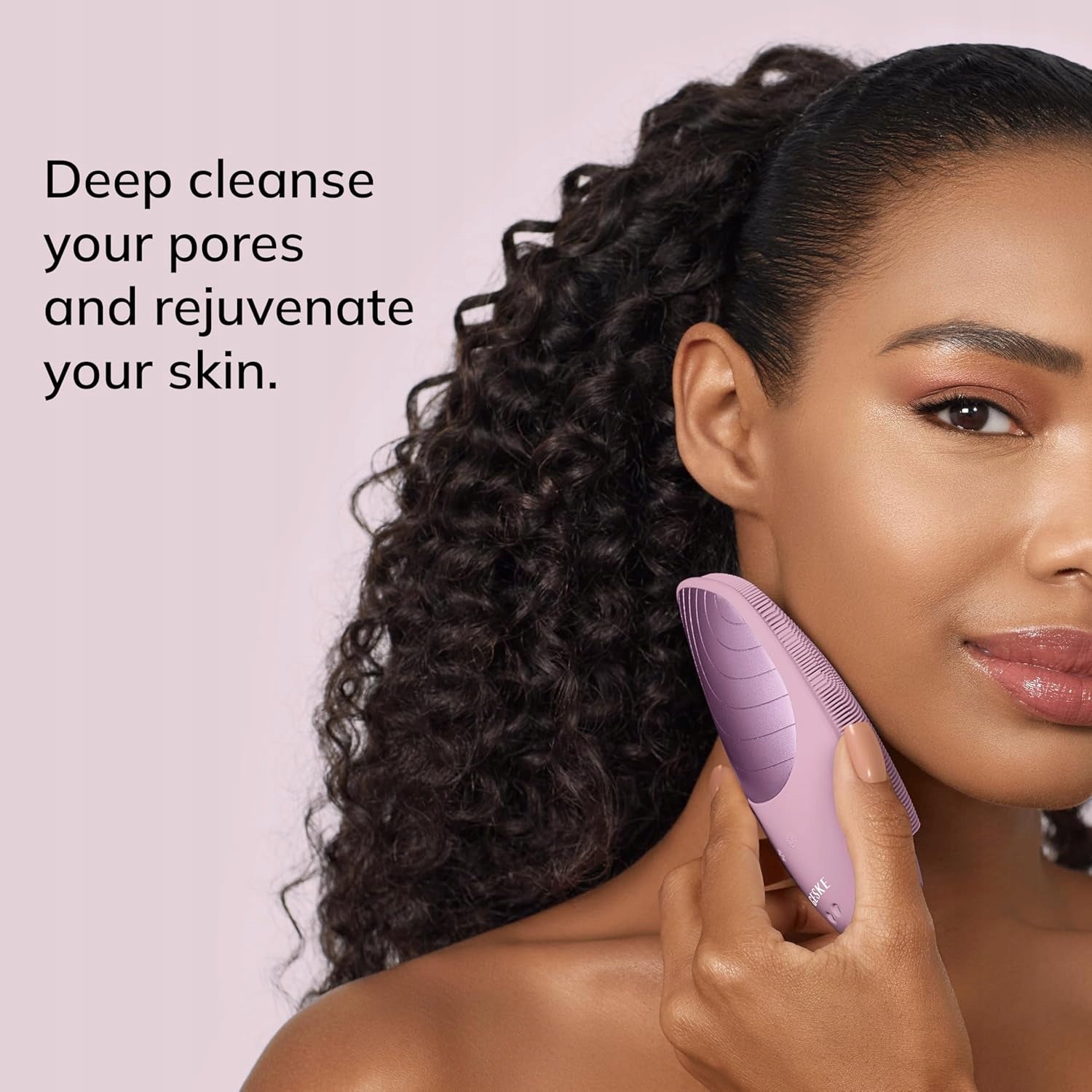 GESKE SmartAppGuided Sonic Thermo Facial Brush 6in1 pink Model GK000007PK01