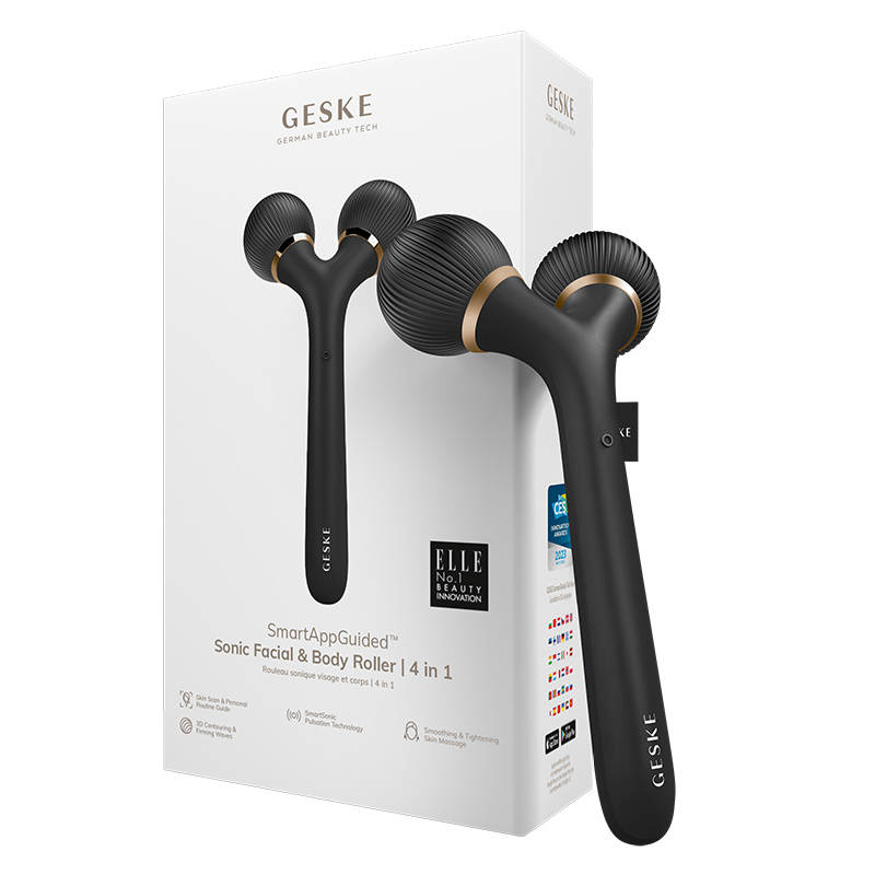 GESKE Sonic Facial & Body Roller | 4 in 1 OUTLET