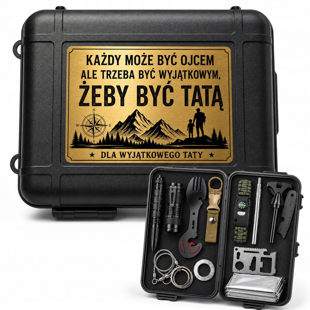 GIFT Dad's Day BIRTHDAY 18 40 60 MILITARY SURVIVAL ESSENTIALS