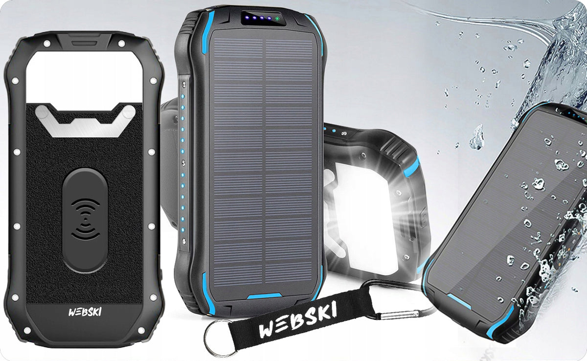 GIFT FOR MAN TOURIST SET SOLAR POWERBANK WATERPROOF Packaging status original