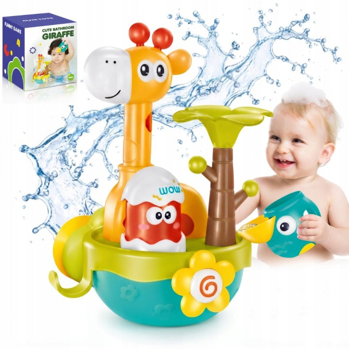 GIRAFFE WATER BATH TOY FOR CHILDREN OVERFLOW WATER WOOPIE