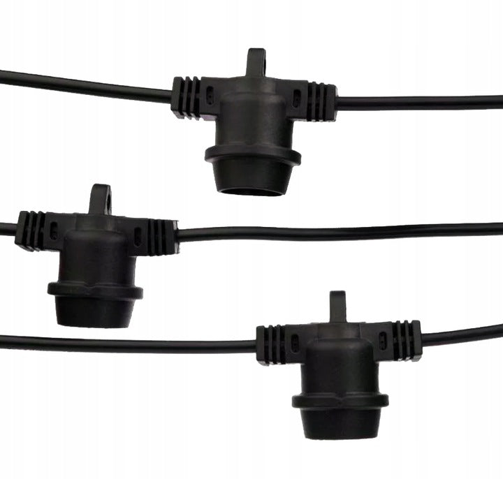 GIRLANDA LED chain 15m E27 garden lamp TARAS Power supply mains
