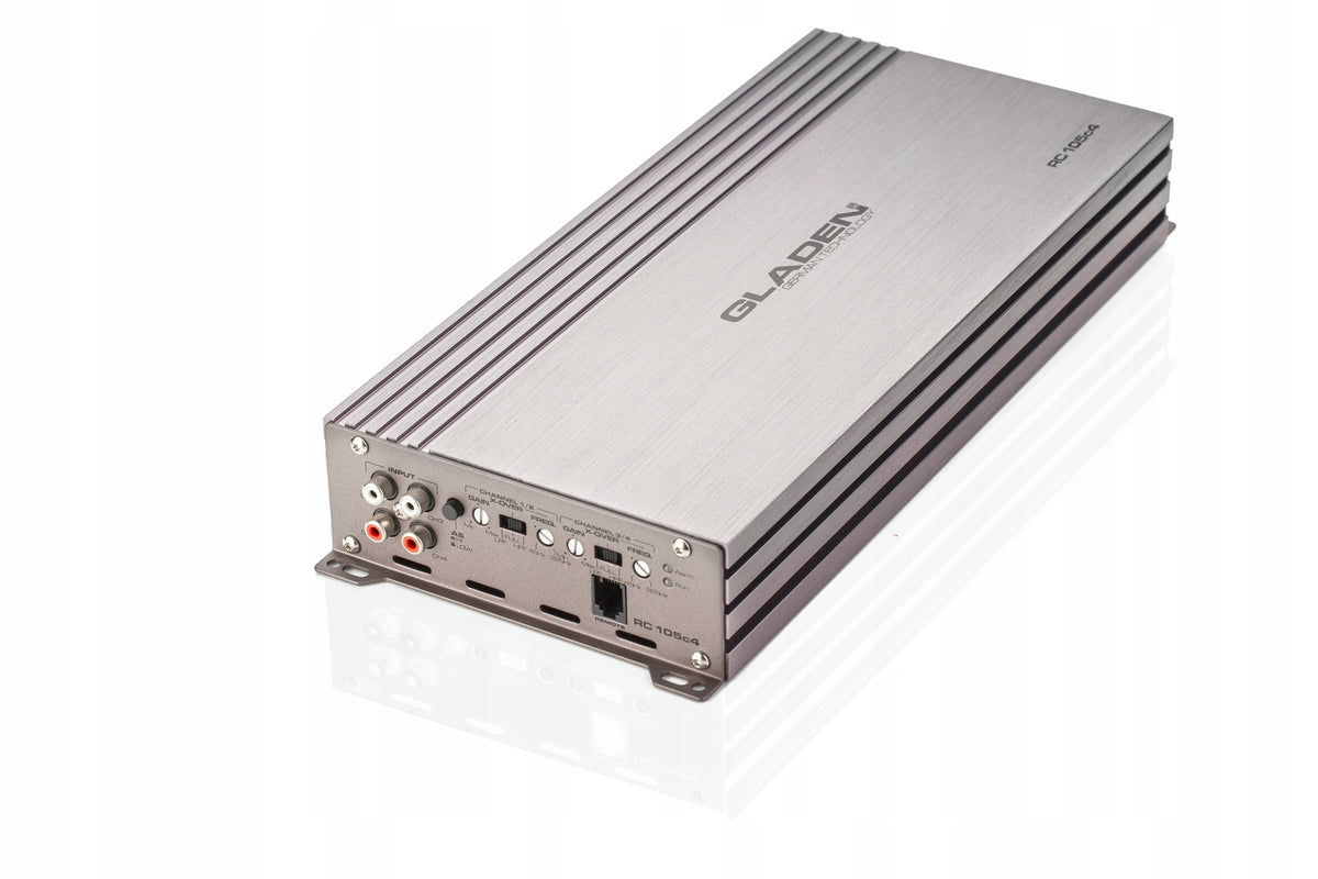 GLADEN RC 105c4 car amplifier - 4x 150W RMS Packaging status original