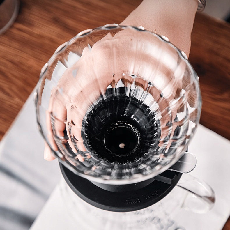 GLASS DRIPPER OVERFLOW INFUSER – FOR COFFEE 200 ML Material glass