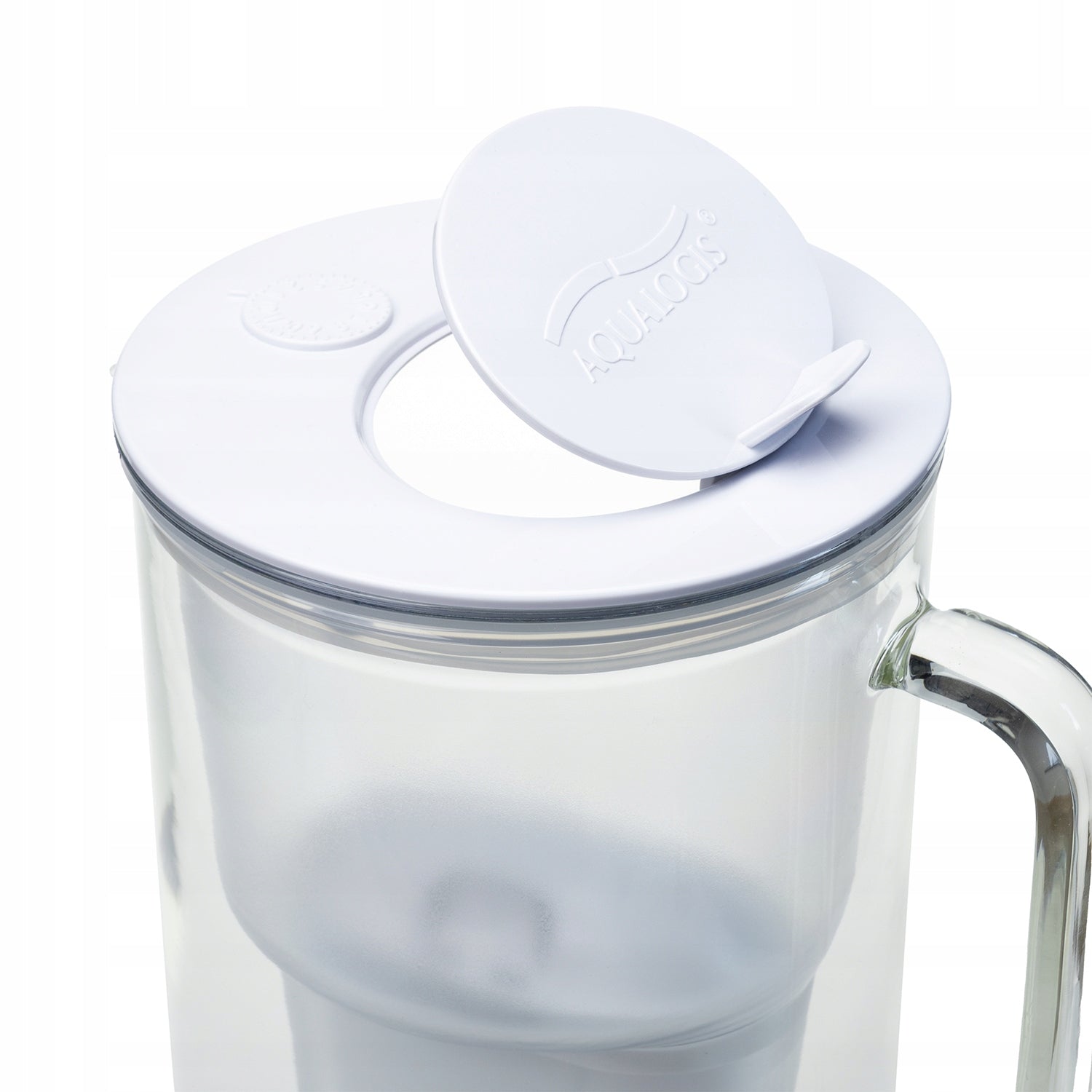 GLASS FILTER JUG ETIUDA WHITE + 12 x PURE+ REPLACEABLE CARTRIDGES Model Etiuda