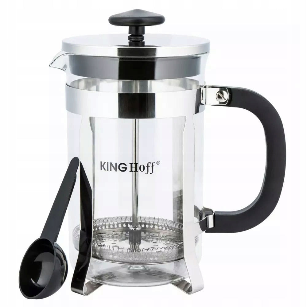 GLASS TEA INFUSER COFFEE HERBS GLASS FRENCH PRESS 0,35 L