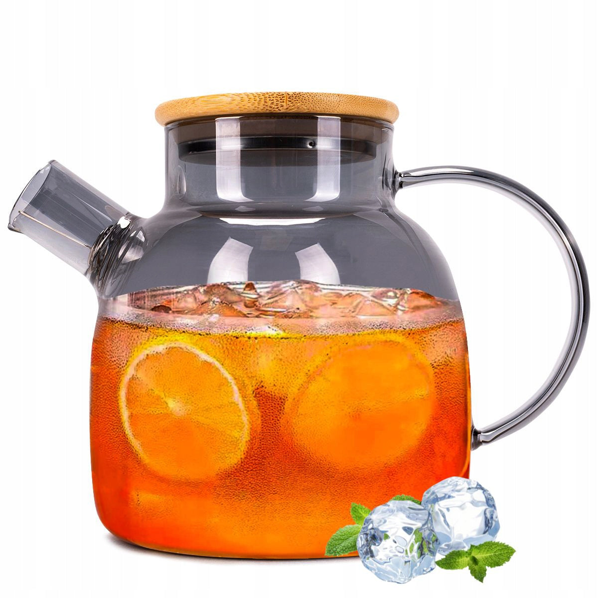 GLASS TEA POT lemonade INFUSER with lid 1500ml Manufacturer code KM9029M