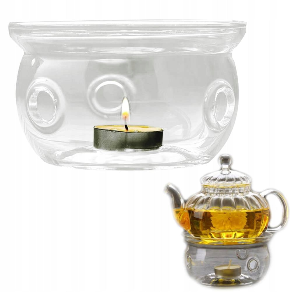 GLASS TEAPOT JUG WARMER FOR CANDLES 13*7 CM