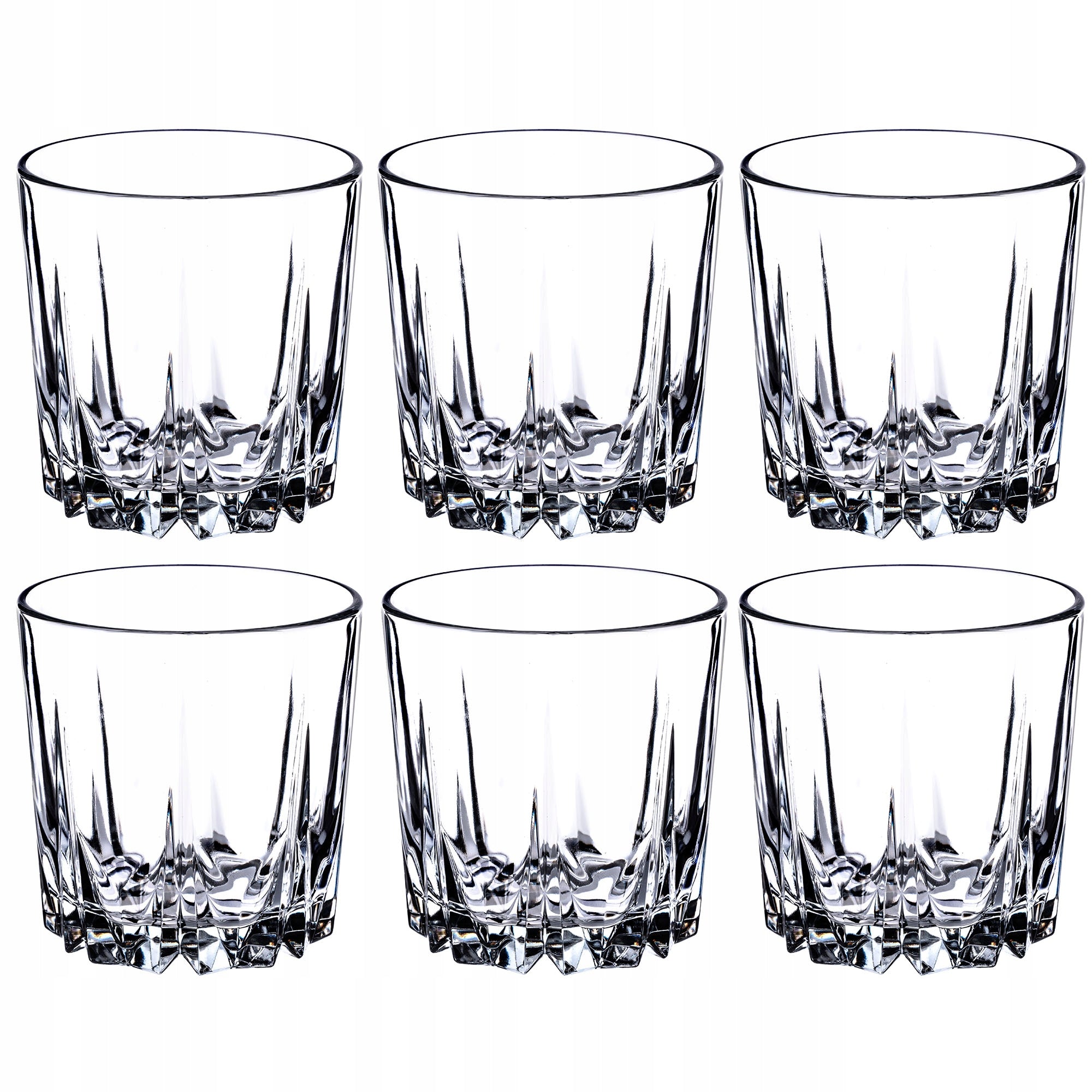 GLASSES DRINKS FOR WATER JUICE DRINKS 300ml 6pcs