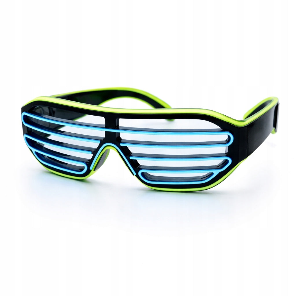 GLASSES GLOWING TWO-TONE BLINDS 3 LIGHTING MODES E1852 EMAJ